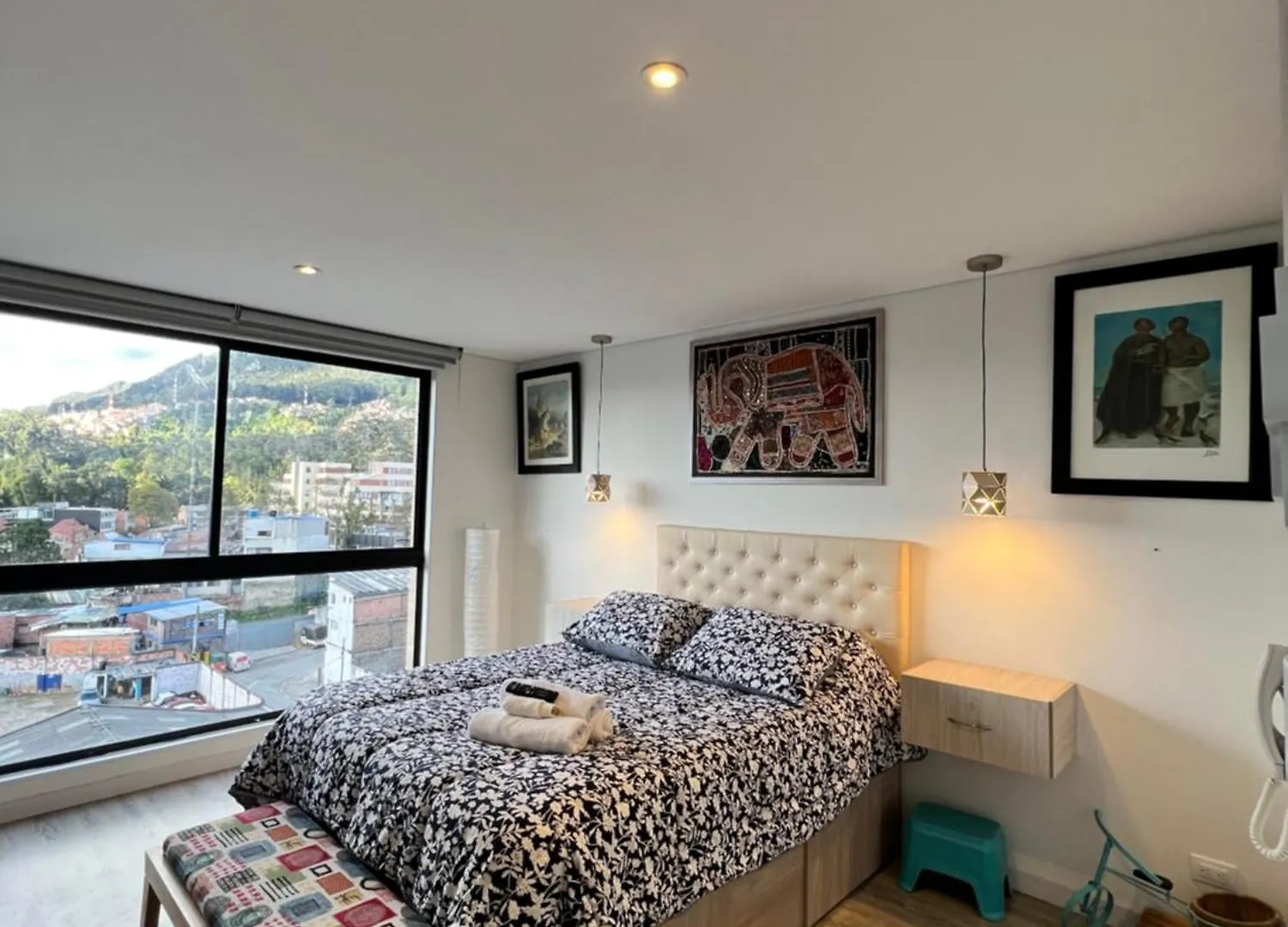 아파트 Apartamento Centro Internacional 보고타
